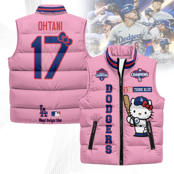 LAD x Meow KT Puffer Vest - Printed
