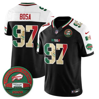 Buffalo Bills Mexico Edition Vapor Jersey - Stitched