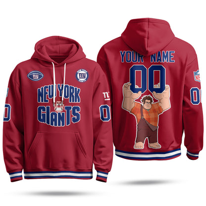 NYG x Arcade Wrecker Edition Pullover Custom Hoodie - Printed