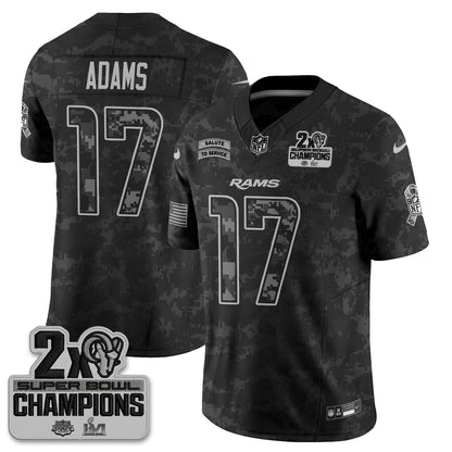 LAR 2026 Salute To Service Vapor Jersey V2- Stitched