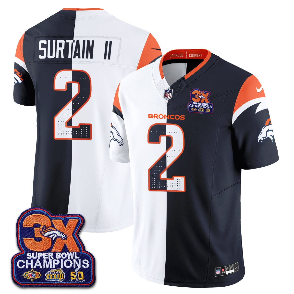 DEN Split Edition Vapor Jersey - Stitched