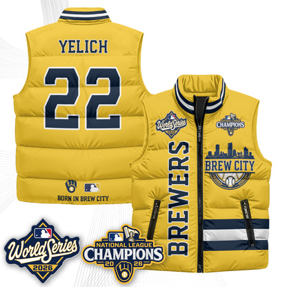 MIL 2026 NL Champions Puffer Vest - Printed