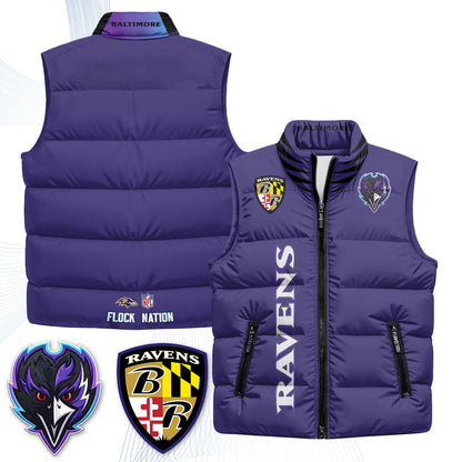 BAL "The Flock" Puffer Vest - Printed (V2)