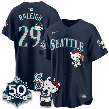 SEA x Meow KT Night Limited Teal Jersey - All Stitched
