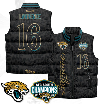 Jacksonville Jaguars 2026 Rivalries Puffer Vest - Printed