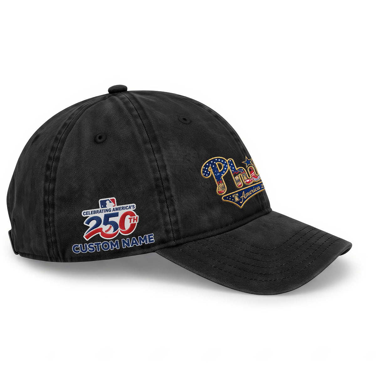 PHI 2026 Independence Day Custom Wash Hat V2- Embroidered