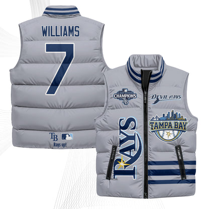 Tampa Bay Rays "Devil Rays" Puffer Vest - Printed