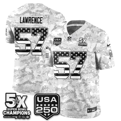 DAL 2026 Salute to Service Edition Vapor Jersey V2- Stitched