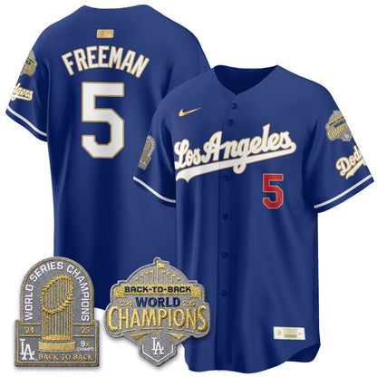 LAD Gold Collection Limited Gold Jersey - 9x & B2B Champs - All Stitched
