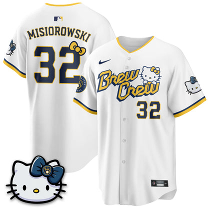 Milwaukee Brewers x Meow KT Vapor Jersey - Stitched N1