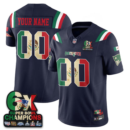 NE Mexico Edition Vapor Custom Jersey - Stitched