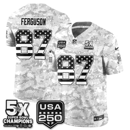 DAL 2026 Salute to Service Edition Vapor Jersey V2- Stitched