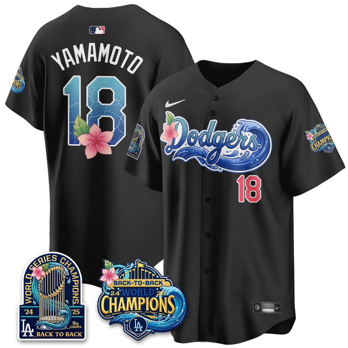 LAD Coastal Vapor Hawaiian Jersey - All Stitched