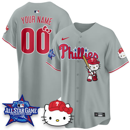 Philadelphia Phillies x Meow Kitty Vapor Limited Custom Jersey V2- Stitched