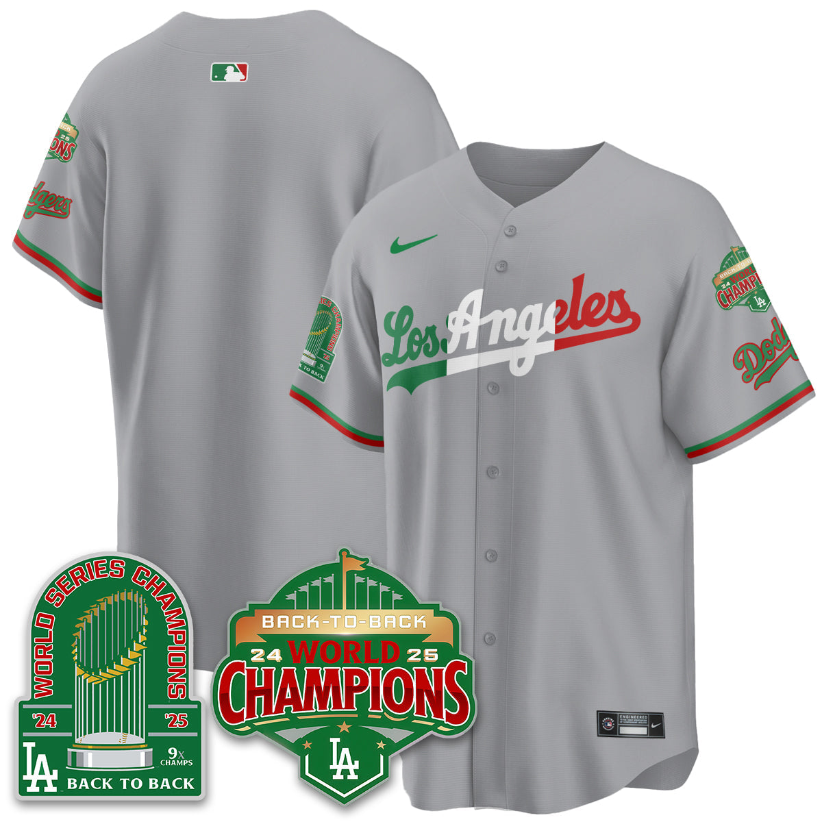 LAD Mexico Vapor Limited Jersey - 9x & B2B Champs - All Stitched