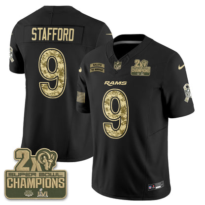 LAR 2026 Salute To Service Vapor Jersey V2- Stitched
