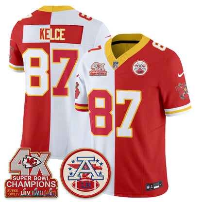 KC Throwback Split Vapor Jersey - Stitched