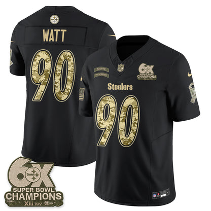 Pittsburgh Steelers 2026 Salute to Service Edition Vapor Jersey V3- Stitched