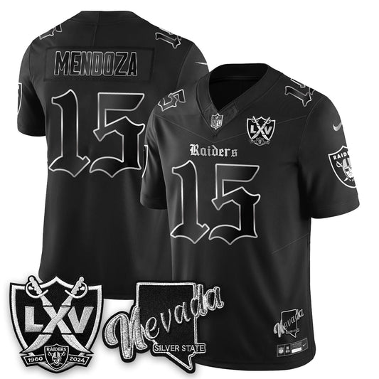 LVR Fernando Mendoza No.1 #15 Gothic Edition Jersey - Stitched V2