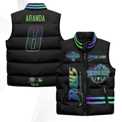 Tampa Bay Rays "Devil Rays" Puffer Vest - Printed