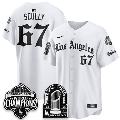 LAD WS Champions Back 2 Back Patch Vapor Premier Limited Gothic Gold Edition Jersey - All Stitched