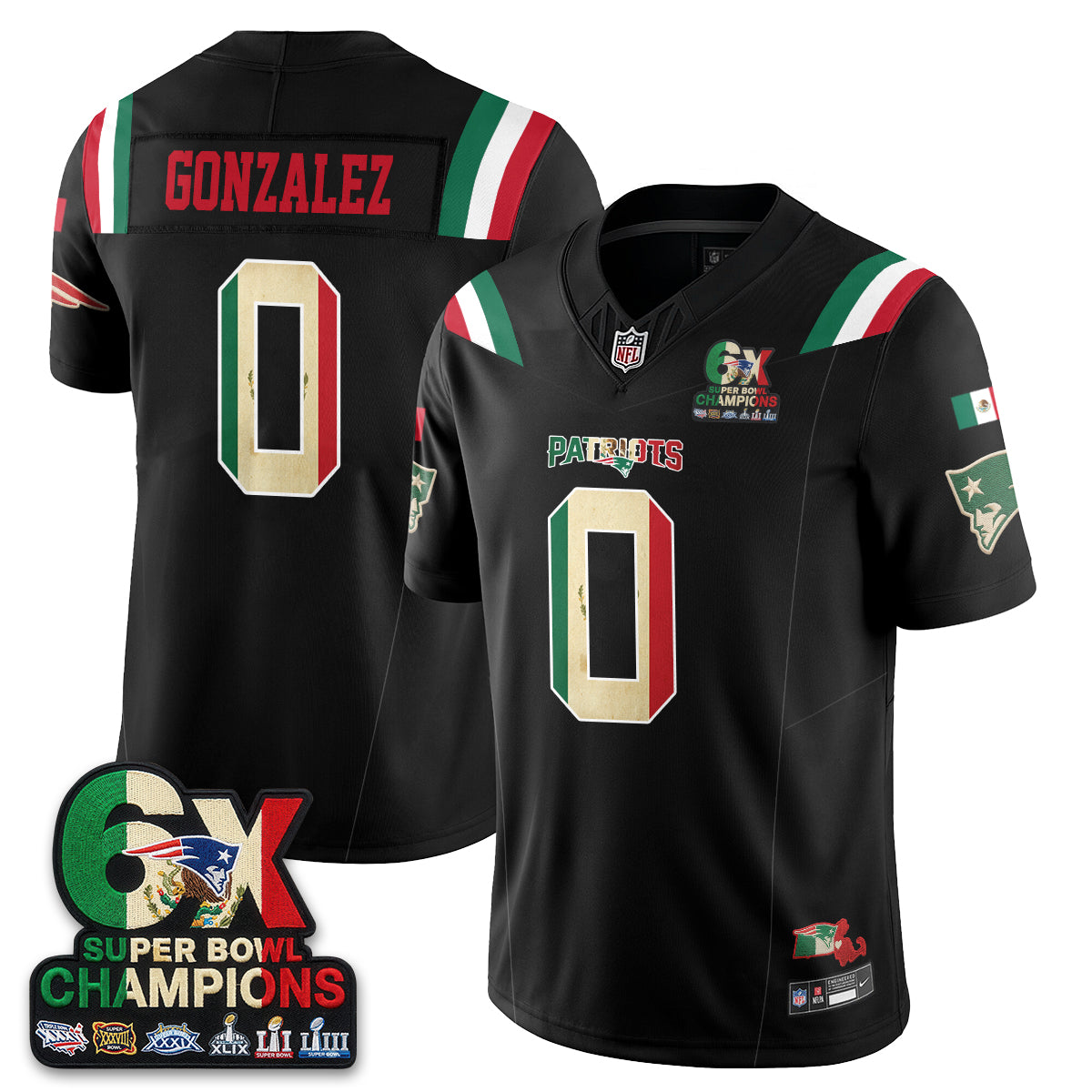 NE Mexico Edition Vapor Jersey - Stitched