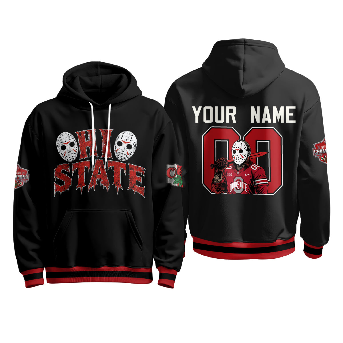 OSU x The Camp Butcher Edition Pullover Custom Hoodie - Printed
