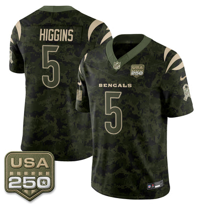 CIN 2026 Salute to Service Vapor Jersey - Stitched
