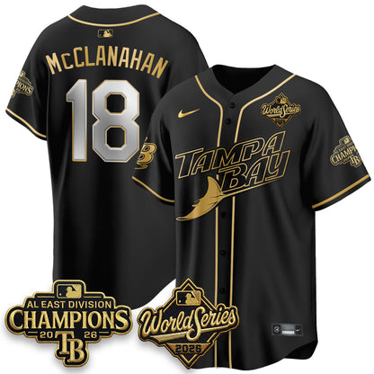 TB 2026 AL Champions Black Gold Edition Vapor Jersey - Stitched (V3)