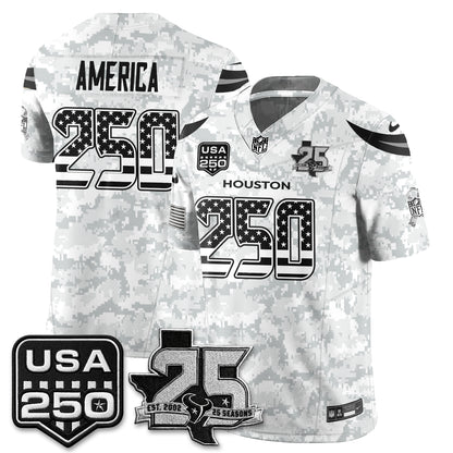 HOU 2026 Salute to Service Edition Vapor Jersey - Stitched