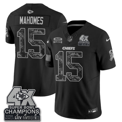 Kansas City Chiefs 2026 Salute to Service Vapor Jersey V2- Stitched
