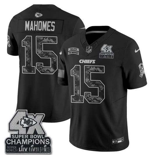 KC 2026 Salute to Service Vapor Jersey V2- Stitched