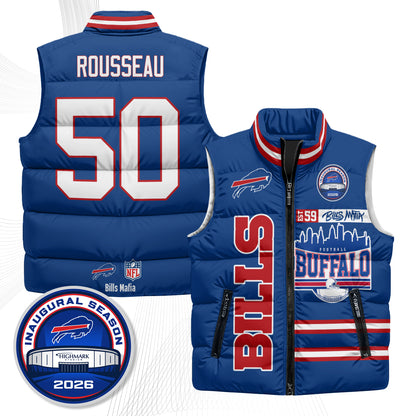 Buffalo Bills "Mafia" Edition Puffer Vest - Printed