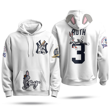 New York Yankees Bunny Vapor Limited Hoodie - Printed