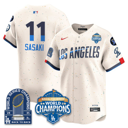 LAD Alternate  Vapor Limited Jersey - 9x Champs - All Stitched