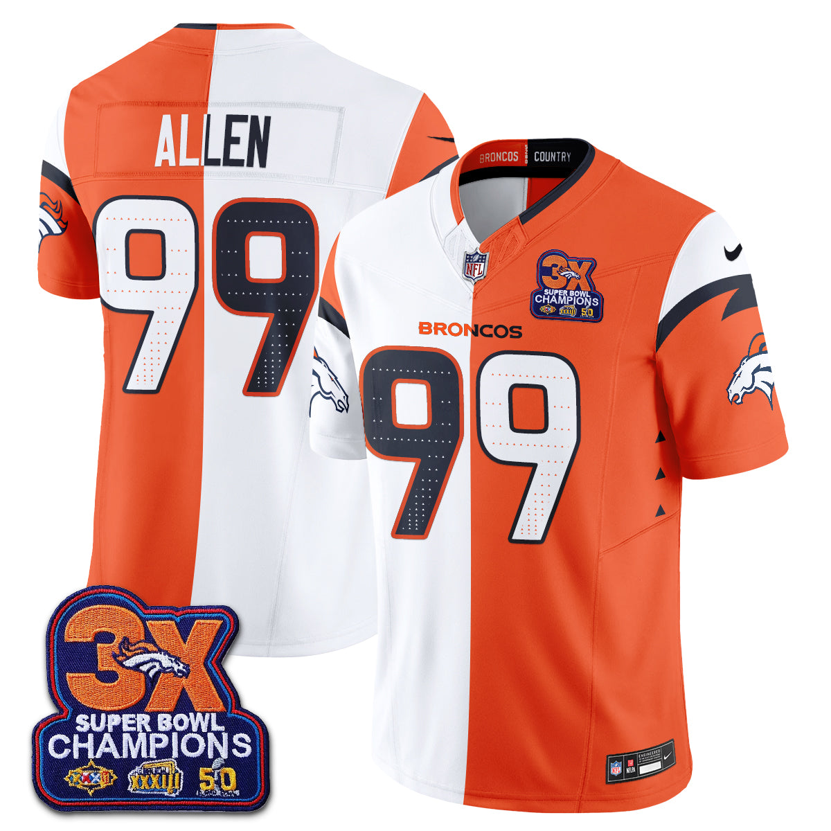 DEN Split Edition Vapor Jersey - Stitched