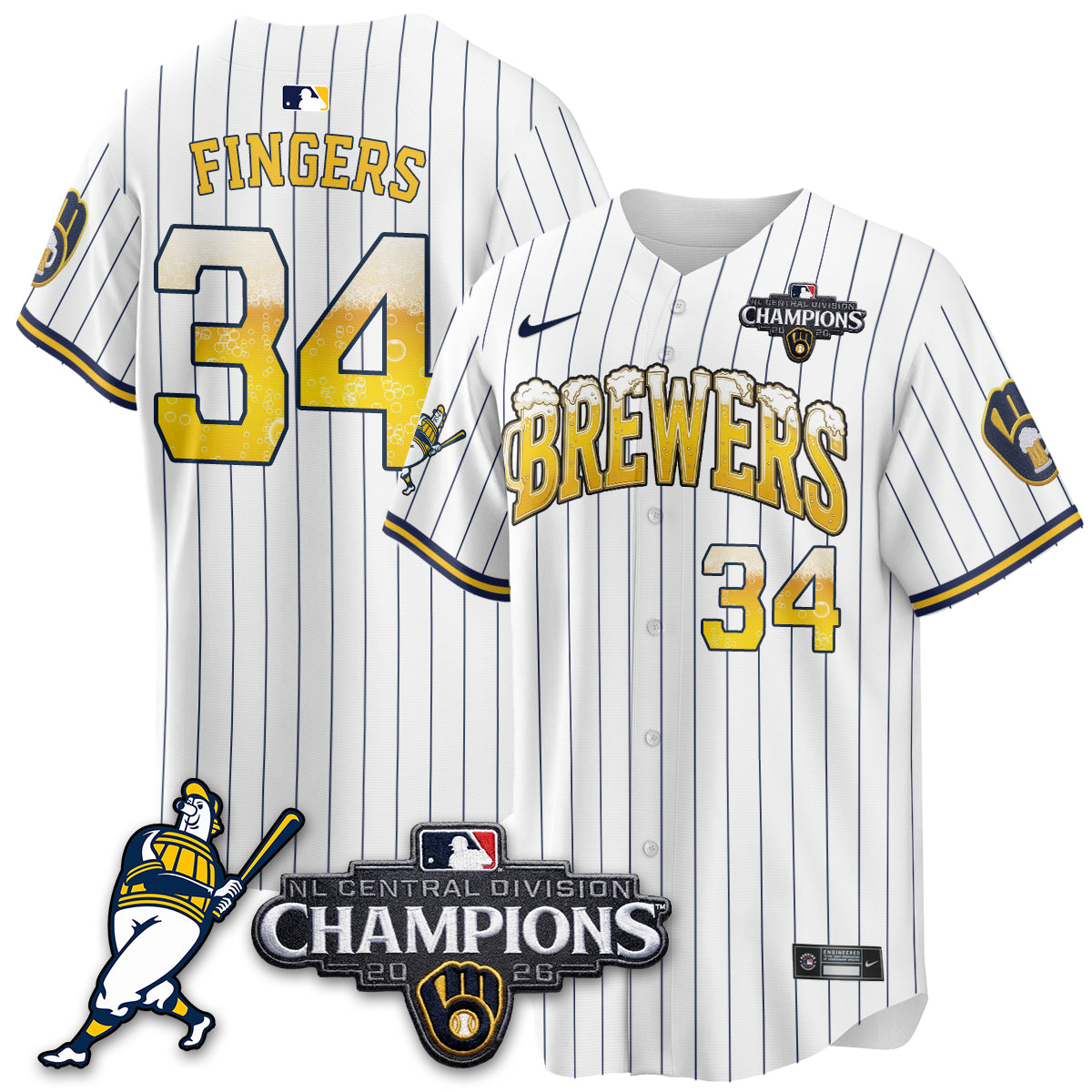 MIL 2026 NL Division Champs Vapor Jersey V2- Stitched