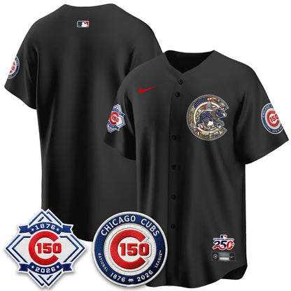 Chicago Cubs 2026 Independence Day USA Vapor Limited Jersey - Stitched
