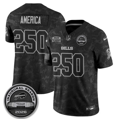 BUF 2026 Salute to Service Edition Vapor Jersey V2- Stitched