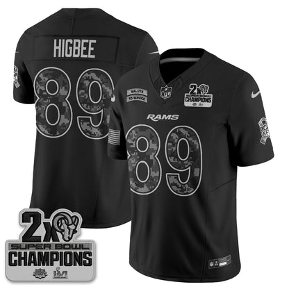 LAR 2026 Salute To Service Vapor Jersey V2- Stitched