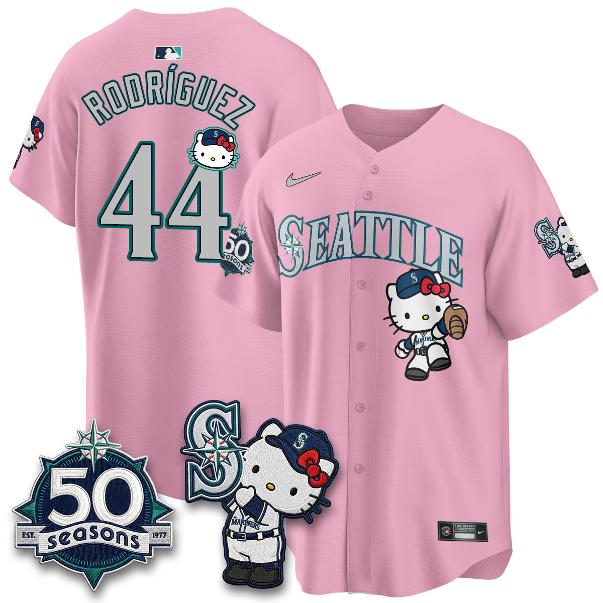 SEA x Meow KT Night Limited Teal Jersey - All Stitched
