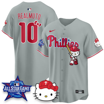 Philadelphia Phillies x Meow Kitty Vapor Limited Jersey V2- Stitched