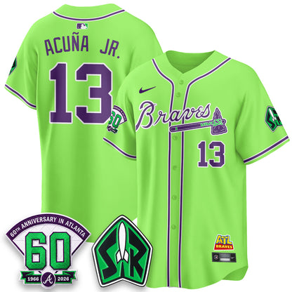 ATL 60th Anniversary Space Ranger Edition Vapor Limited Jersey - All Stitched