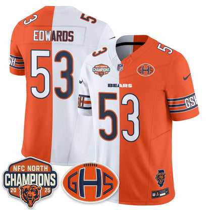 Chicago Bears 2026 Split Edition Vapor Jersey - Stitched