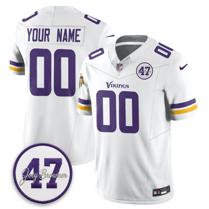 MIN Joey Browner Thank You For Memories - 1960 – 2026 Football Vapor Limited Custom Jersey - All Stitched