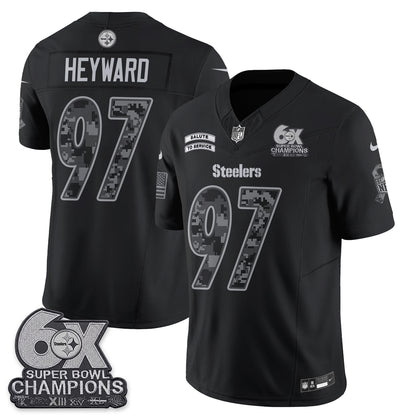 Pittsburgh Steelers 2026 Salute to Service Edition Vapor Jersey V3- Stitched