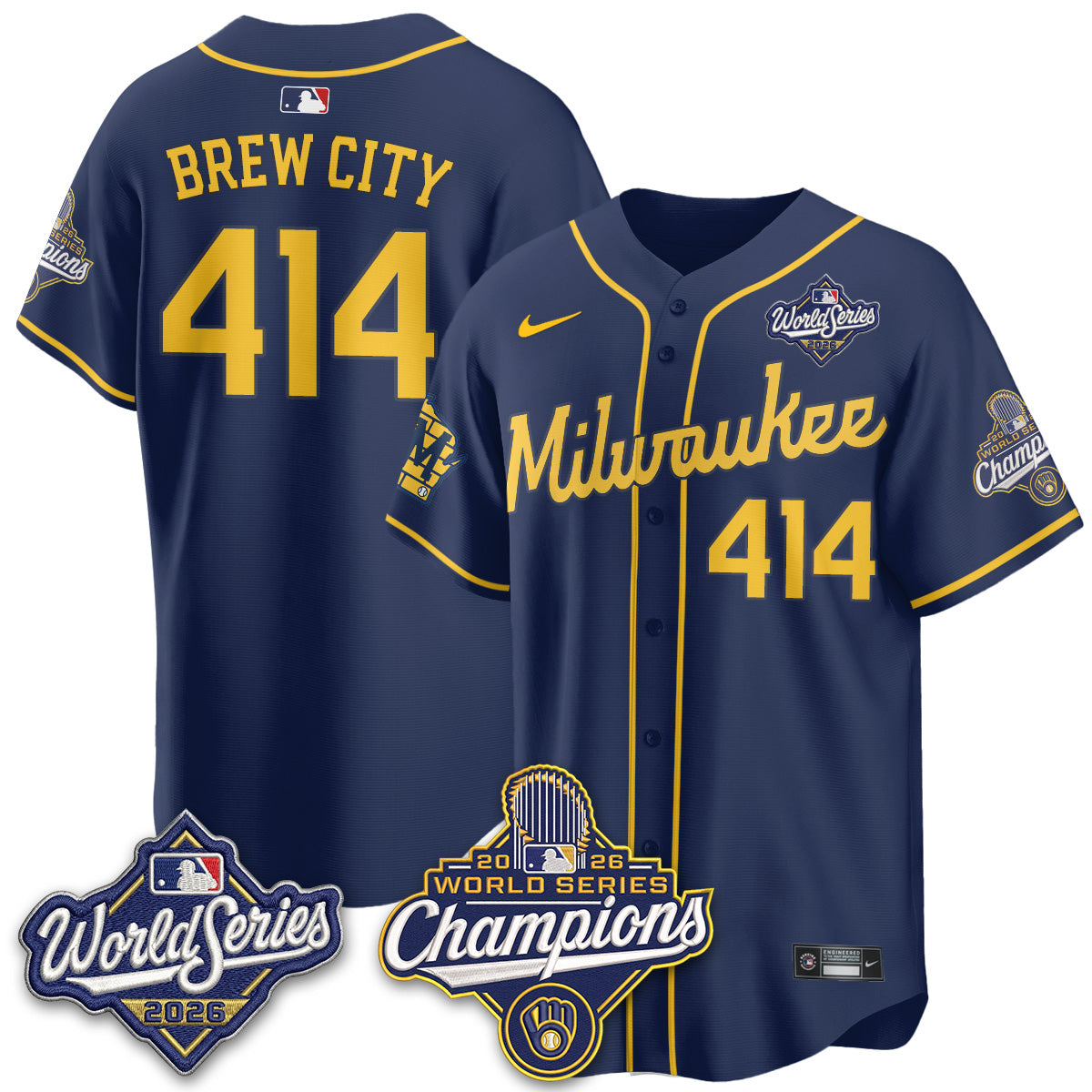 MIL 2026 WS Champions Vapor Home Jersey - Stitched (#11)