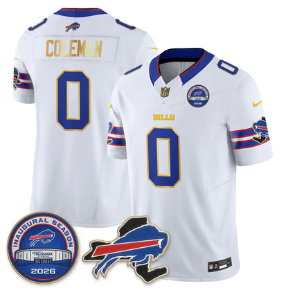 BUF 2026 Royal Gold Trim Edition Vapor Jersey - Stitched