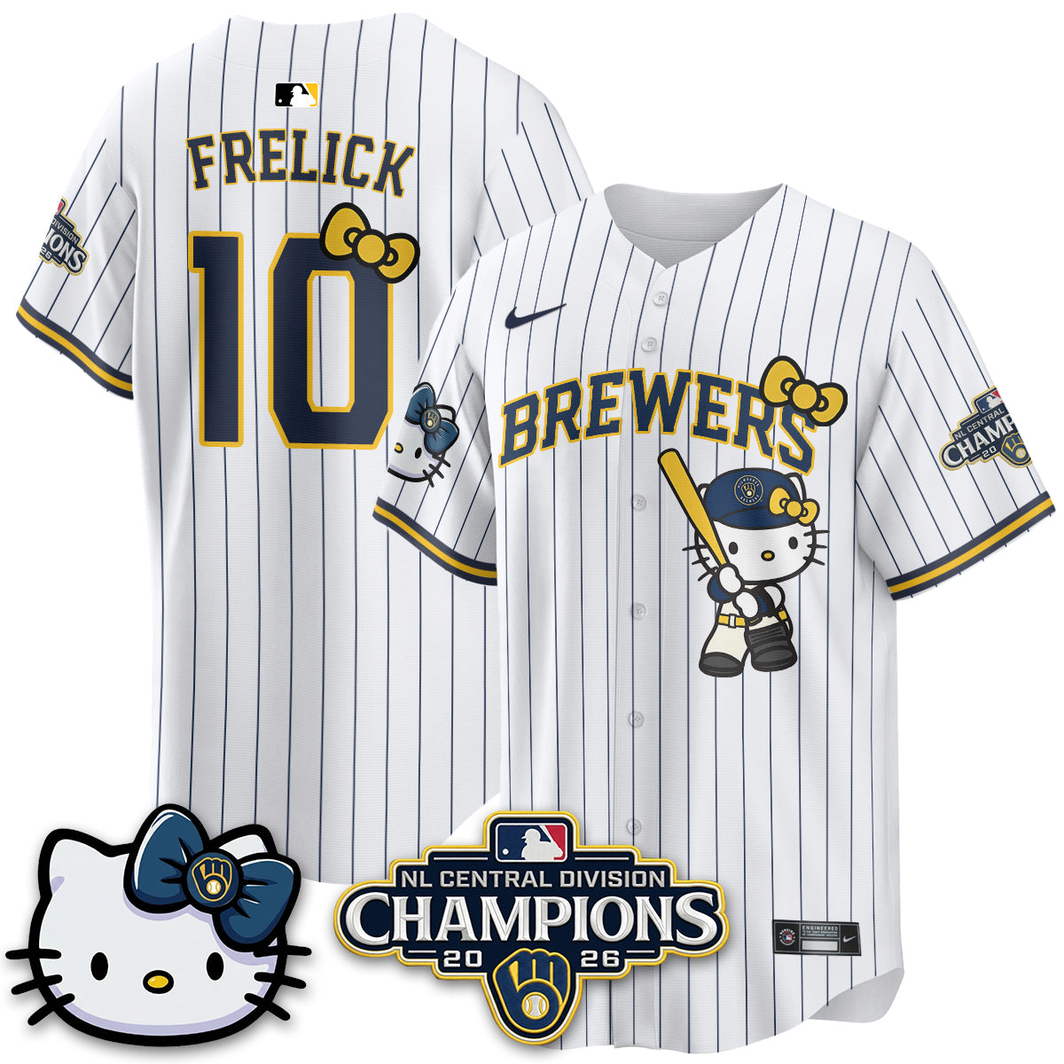 MIL NL Central Champs x Meow KT Vapor Jersey - Stitched