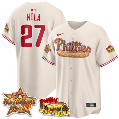 Philadelphia Phillies Cheesesteak Edition Vapor Limited Jersey - Stitched